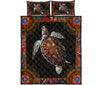 Turtle Mandala Style Quilt Bed Set - Love Quilt Bedding Set