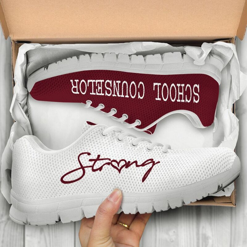 School Counselor Strong Marron Kd Sneakers, Runni- Love Sneakers