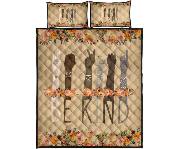 Be Kind Quilt Bed Set - Love Quilt Bedding Set