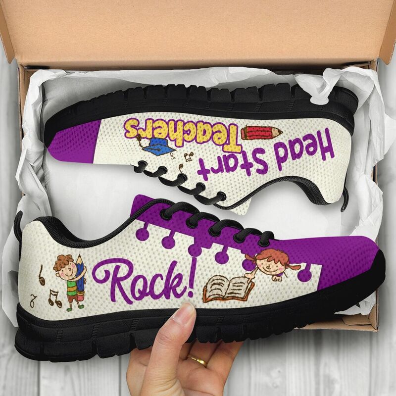 Head Start Teacher Rock Sneakers, Runni- Love Sneakers