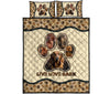 Dachshund Live Love Bark Vintage - Bed Set- Love Quilt Bedding Set