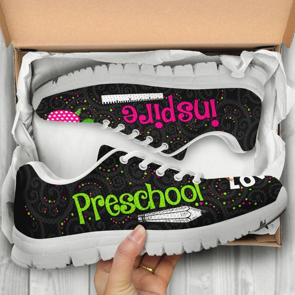 Preschool Love Inspire Black Sneakers, Running Shoes, Shoes For Women, Shoes For Men, Custo- Love Sneakers
