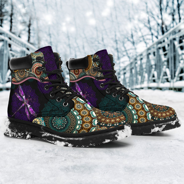 Dragonfly - Vintage Mandala Asboot Sky Kd - Love All Season Boots