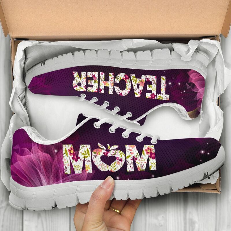 Teacher Mom Shoes Sneakers, Runni- Love Sneakers