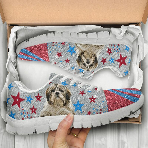 Dt-9 Shih Tzu Circle Shoes (not A Glittered Product) Sneakers, Running - Love Sneakers