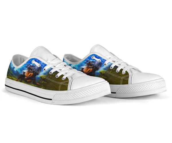 Dachshund Hangout - Low Top Shoe - Love Love Top Shoes