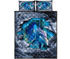 Dolphin 3d Gulf Quilt Bed Set - Love Quilt Bedding Set