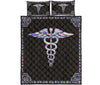 Nurse Holographic - Bed Set - Love Quilt Bedding Set