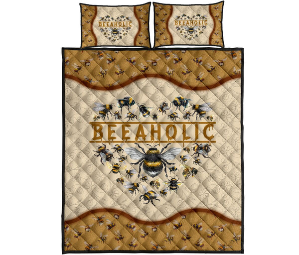 Beeaholic Quilt Bed Set - Love Quilt Bedding Set