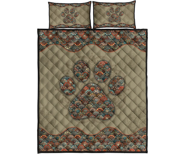 Quilt Bed Set - Dog 60 - Love Quilt Bedding Set