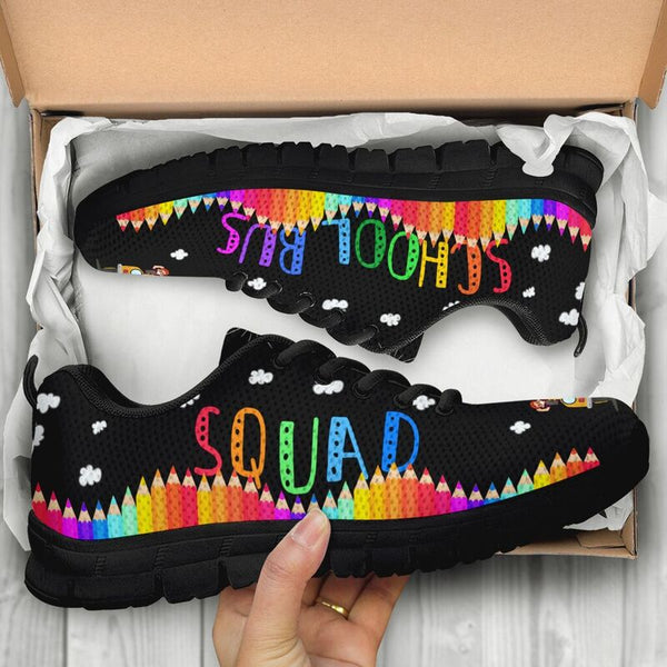 School Bus Squad Shoes Sneakers, Runni- Love Sneakers