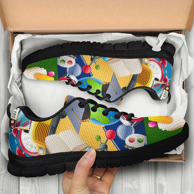 School Abc3d Shoes Sneakers, Runni- Love Sneakers