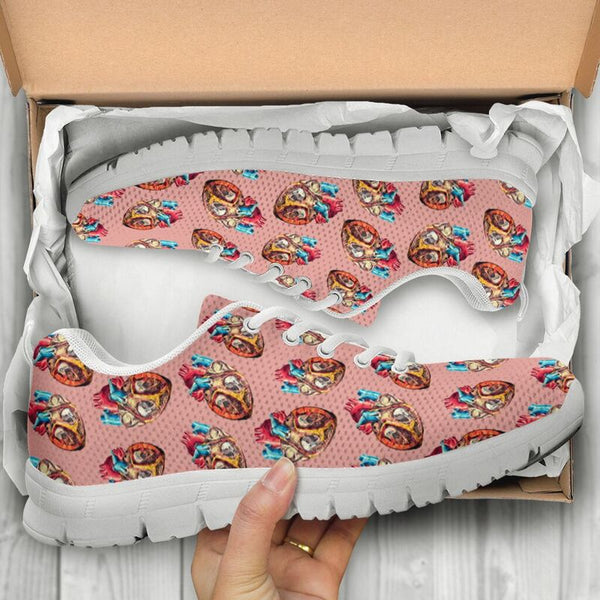Nurse Heart Sneakers, Running Shoes, Shoes For Women, Shoes For Men, Custom Shoes, L- Love Sneakers