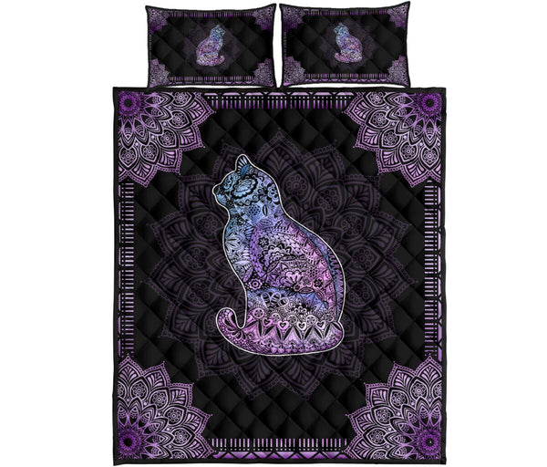 Cat Quilt Bed Set 78 - Love Quilt Bedding Set