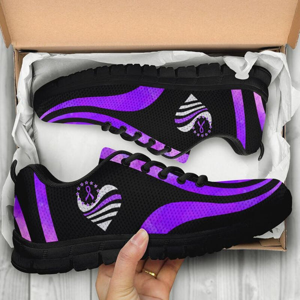 Alzheimer Awareness Sneakers, Running - Love Sneakers