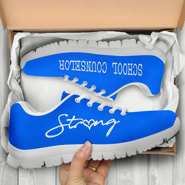 School Counselor Strong All Blue Kd Sneakers, Runni- Love Sneakers
