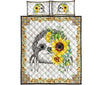 Sloth Quilt Bed Set- Sunflower - Gift For Sloth Lovers 6 - Love Quilt Bedding Set