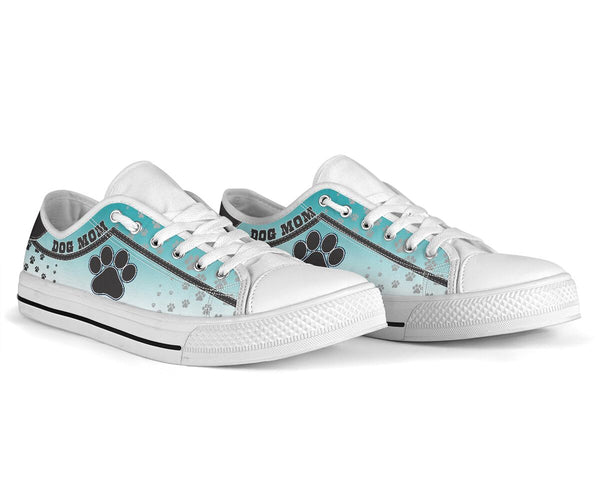 Dog Paw Stripes Gradient - Low Top Shoe - Love Love Top Shoes