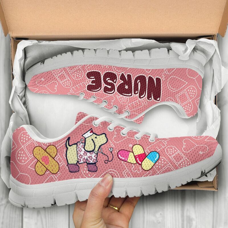 Nurse Pyppie Shoes Sneakers, Running Shoes, Shoes For Women, Shoes For Men, Custom Shoes, L- Love Sneakers