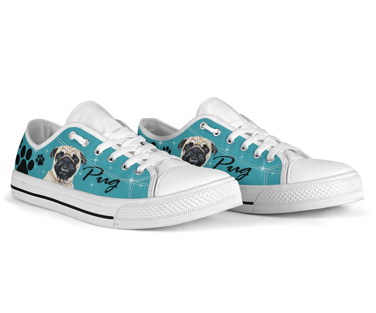 Pug And Paw - Low Top Shoe - Love Love Top Shoes