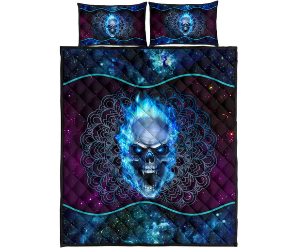 Quilt Bed Set - Skull 52 - Love Quilt Bedding Set