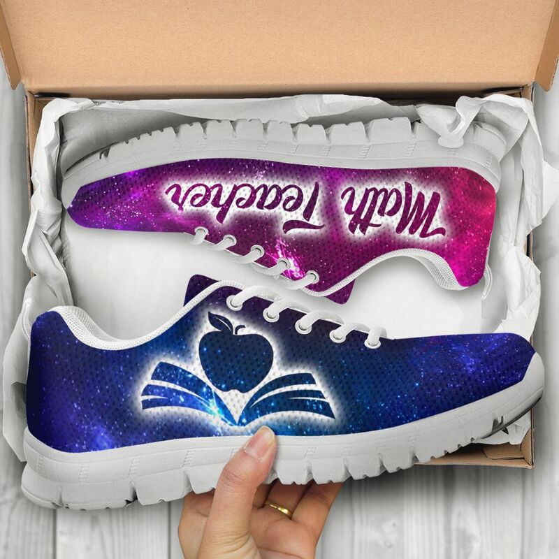 Math Teacher Galaxy2 Kd Sneakers, Running Shoes, Shoes For Women, Shoes For Men, Custom Shoe- Love Sneakers