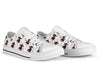 Dachshund Flower Pink Low Top Shoes - Love Low Top Shoes
