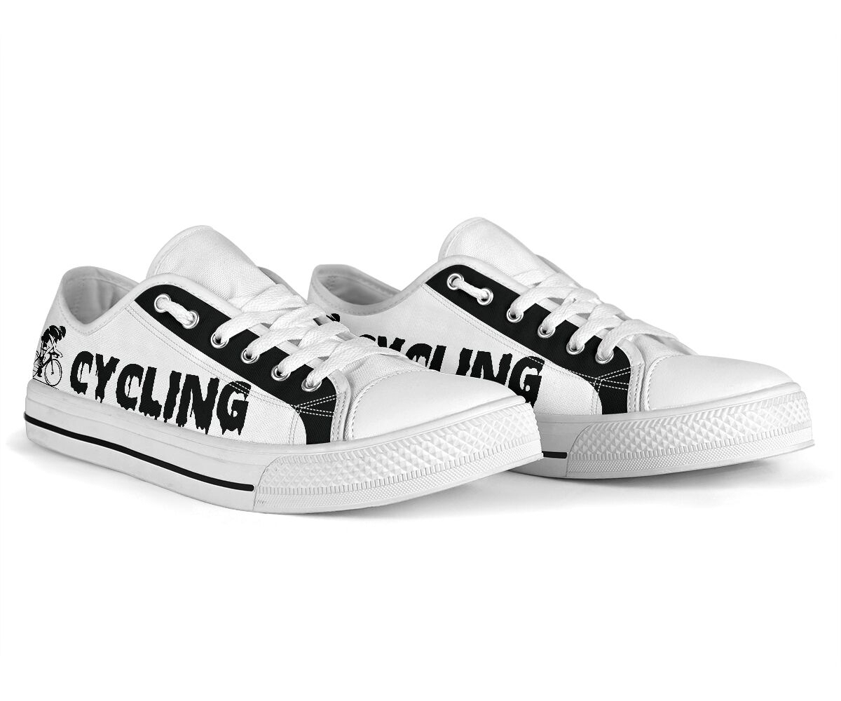 Cycling White - Low Top Shoe - Love Love Top Shoes