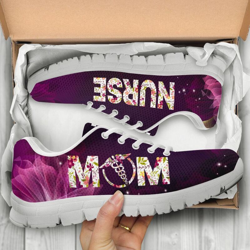 Nurse Mom Shoes Sneakers, Running Shoes, Shoes For Women, Shoes For Men, Custom Shoes, L- Love Sneakers