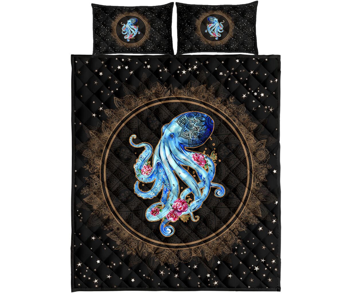 Quilt Bed Set - Octopus 15 - Love Quilt Bedding Set