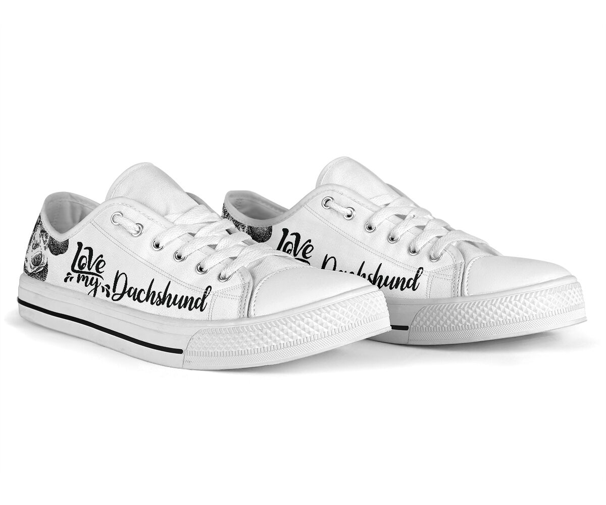 Love My Dachshund - Low Top Shoe - Love Love Top Shoes