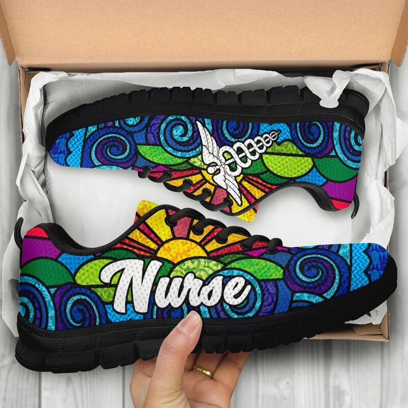 Nurse Sunpic Shoes Sneakers, Running Shoes, Shoes For Women, Shoes For Men, Custom Shoes, L- Love Sneakers