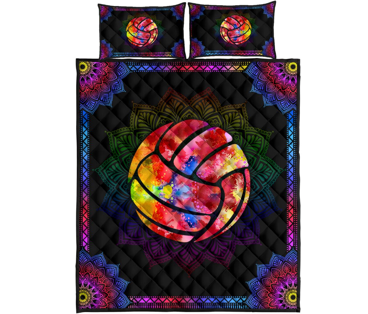 Quilt Bed Set - Volleyball 17 - Love Quilt Bedding Set