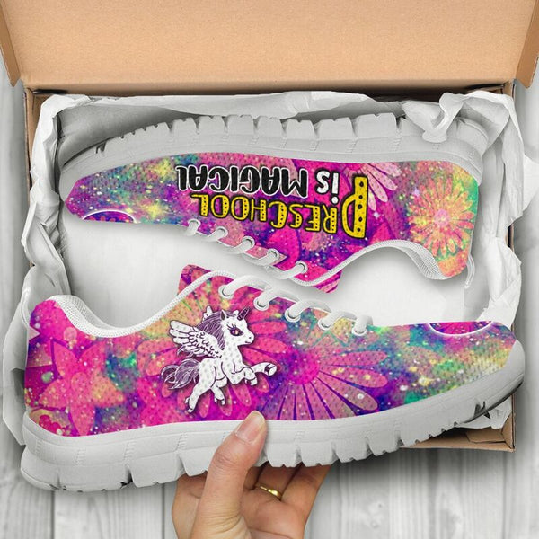 Preschool Is Magical Sneakers, Running Shoes, Shoes For Women, Shoes For Men, Custom Shoes,- Love Sneakers