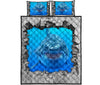 Shark Concrete Broken Quilt Bed Set 5- Love Quilt Bedding Set