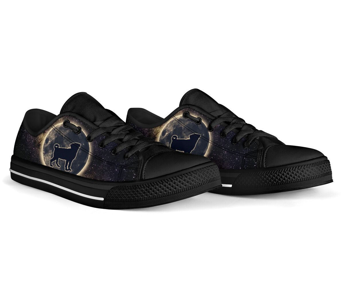 Pug Moon - Low Top Shoe - Love Love Top Shoes