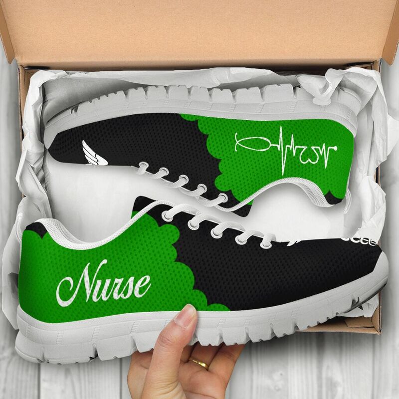 Nurse Cl Green Kd Sneakers, Running Shoes, Shoes For Women, Shoes For Men, Custom Shoes, L- Love Sneakers