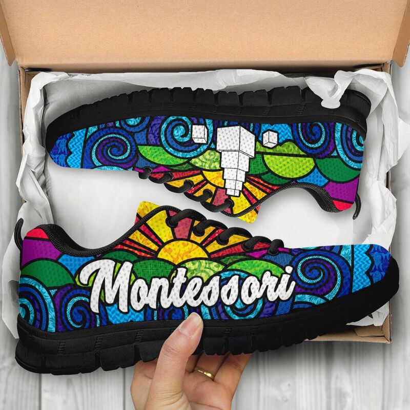 Montessori Sunpic Shoes Sneakers, Running Shoes, Shoes For Women, Shoes For Men, Custom Shoe- Love Sneakers