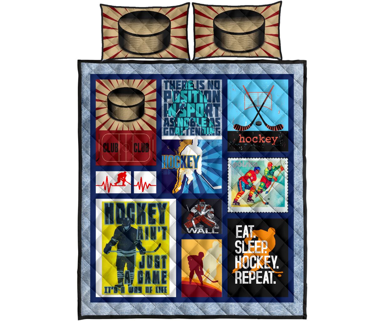 Ice Rink - Bed Set - Love Quilt Bedding Set