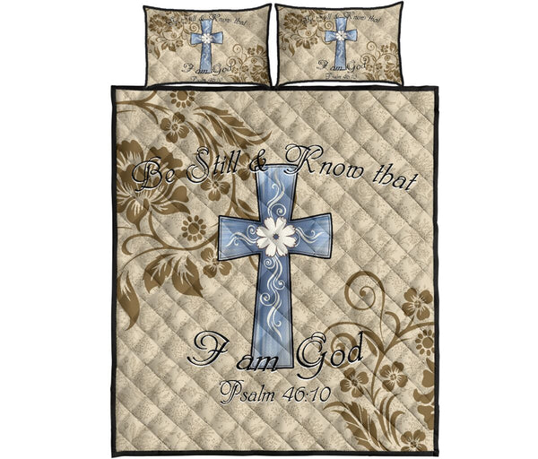 Cross Quilt Bed Set - Love Quilt Bedding Set