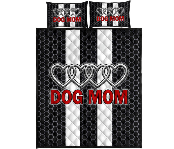 Dog Mom Heart - Bed Set - Love Quilt Bedding Set