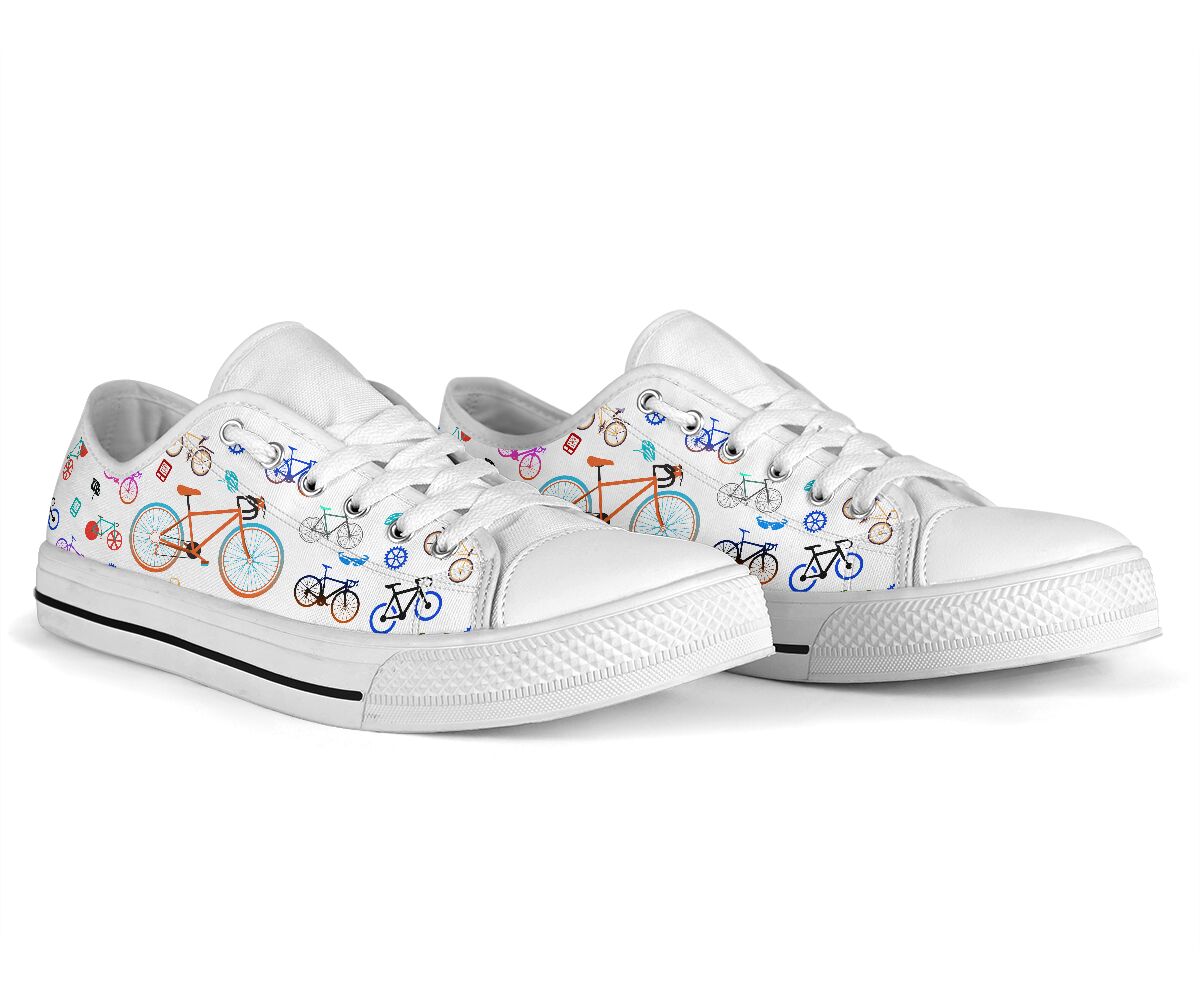 Cycling White - Low Tops Shoe - Love Love Top Shoes