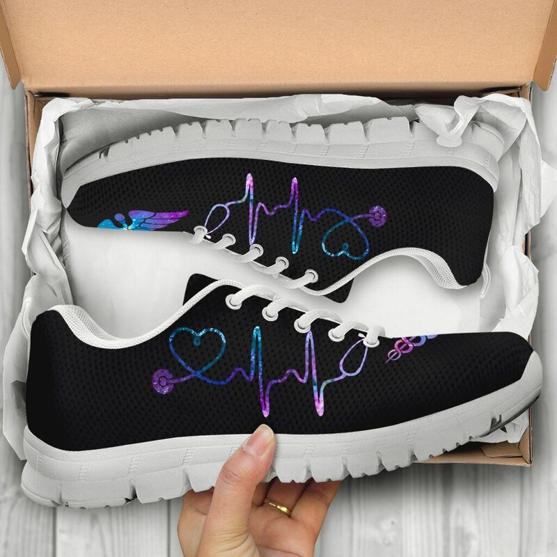 Galaxy Nurse Sneakers, Running Shoes, Shoes For Women, Shoes For Men, Custom Shoes, L- Love Sneakers