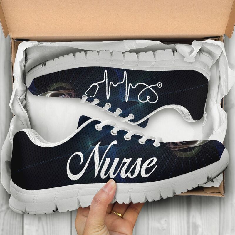 Nurse Light Sneakers, Running Shoes, Shoes For Women, Shoes For Men, Custom Shoes, L- Love Sneakers