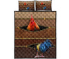 Chicken Farm Zipper Leather Quilt Bed Set - Love Quilt Bedding Set