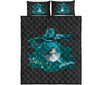 Dolphin Shadow Style Quilt Bed Set - Love Quilt Bedding Set