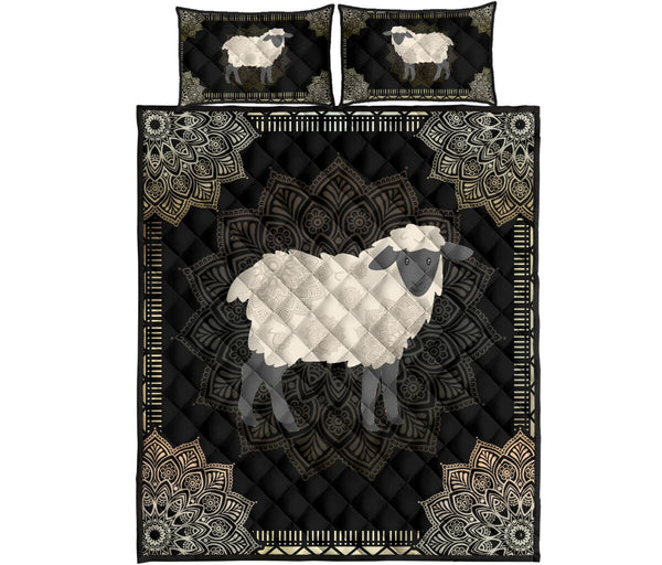 Sheep Quilt Bed Set 1 - Love Quilt Bedding Set