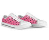 Dachshund Pattern Pink - Low Top Shoe - Love Love Top Shoes
