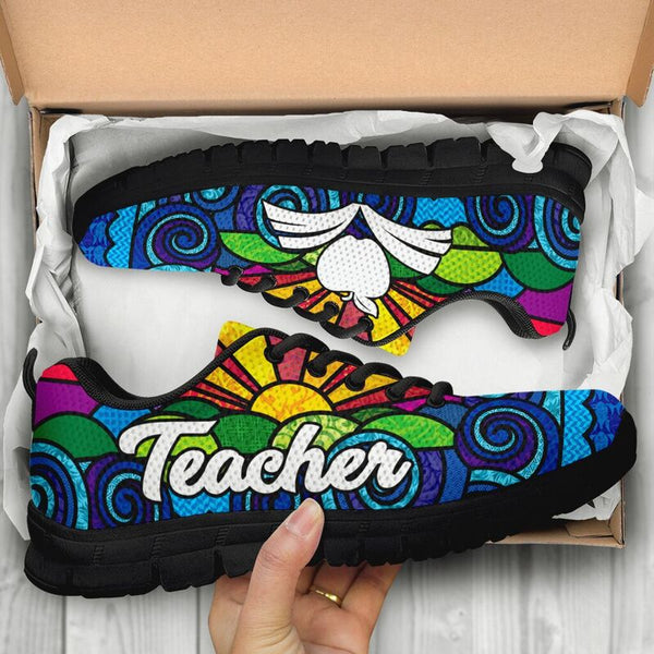 Teacher Sunpic Shoes Sneakers, Running Shoes, Shoes For Women, Shoes For Men, Custom Shoes,- Love Sneakers