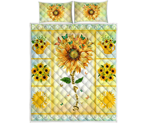 You Are My Sunshine - Quilt Bed Set - Love Quilt Bedding Set